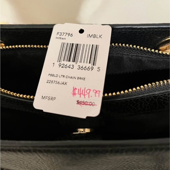 Coach authentic leather purse with straps. - Picture 2 of 7